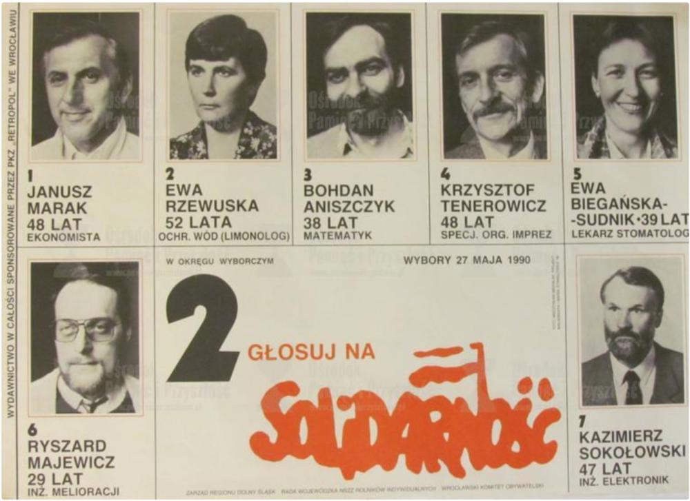 Solidarity campaign poster, 1989