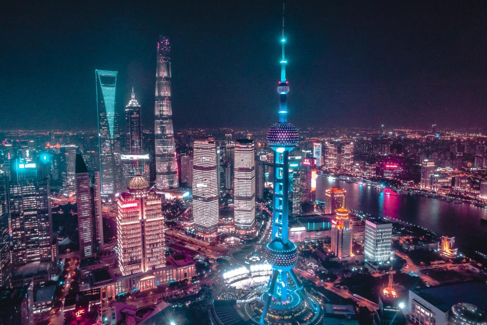 Shanghai Skyline in 2018